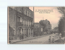 ISSY LES MOULINEAUX : La Rue André-Chénier Vers La Poste Et La Mairie - état - Issy Les Moulineaux