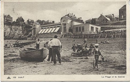 X124920 SOMME AULT LA PLAGE ET LE CASINO - Ault