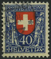 SCHWEIZ BUNDESPOST 188 O, 1923, 40 C. Pro Juventute, Pracht, Mi. 65.- - Used Stamps