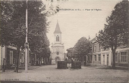 X124959 ESSONNE MONTGERON PLACE DE L' EGLISE - Montgeron