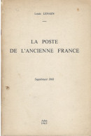 Catalogue Lenain Des Marques Postales - Supplément De 1968 - Francia