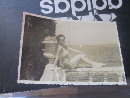 Omisalj Swimsuit Women Old Phot Postcards Fashion - Kroatien