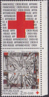 Croix Rouge - Eglise Saint Jacques, Reims - FRANCE - Vitrail De Viera Da Silva - N° 2449a ** - 1986 - Unused Stamps