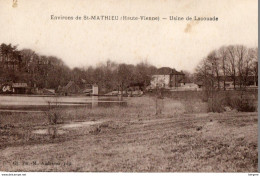 87. CPA - Près De SAINT MATHIEU - Usine De Lacouade - Tréfilerie- Pointerie - - Saint Mathieu