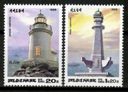 Korea North 1995 Corea / Lighthouses MNH Faros Leuchttürme / Cu13008  34-20 - Leuchttürme