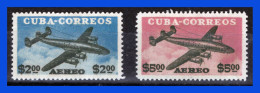 1955 - Cuba - Scott N C 121 - C 122 - MLH - CU- 23 - Luftpost