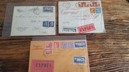 REF A2340  FRANCE OBLITERE COURRIERS EXPRESS FRANCE VERS ETRANGER BLOC - Collections