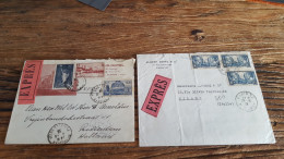 REF A2344  FRANCE OBLITERE COURRIERS EXPRESS FRANCE VERS ETRANGER BLOC - Collections