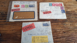 REF A2345  FRANCE OBLITERE COURRIERS EXPRESS FRANCE VERS ETRANGER BLOC - Collections