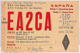 Ad9274 - SPAIN - RADIO FREQUENCY CARD -  1950 - Radio