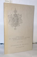 Publications Du Centre Européen D'études Burdondo-médianes N°17-1976 Rencontres De Neuchâtel - Unclassified