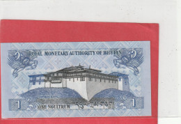 ROYAL MONETARY AUTHORITY OF BHUTAN .  1 NGULTRUM  . 2013   . N°  I 04046279  .  2 SCANNES  .  BILLET ETAT LUXE - Bhután