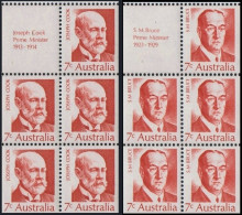 F-EX50064 AUSTRALIA MNH 1972 PRIME MINISTER BOOKLED.  - Otros & Sin Clasificación