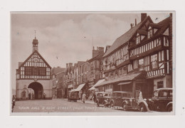 ENGLAND -  Bridgnorth Town Hall And High Street  Unused Vintage Postcard - Shropshire