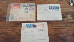 REF A2348  FRANCE OBLITERE COURRIERS EXPRESS FRANCE VERS ETRANGER BLOC - Collections