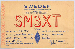 Ad9278 - SWEDEN - RADIO FREQUENCY CARD - 1950 - Radio