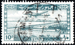 SIRIA, SYRIA, POSTA AEREA, AIRMAIL, PAESAGGI, LANDSCAPE, 1947, USATI Mi:SY 531, Scott:SY C127, Yt:SY PA4 - Aéreo