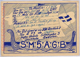 Ad9279 - SWEDEN - RADIO FREQUENCY CARD - Stockholm - 1941 - Radio