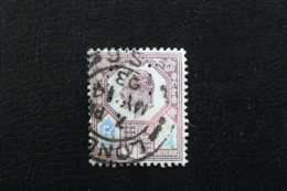 1902 Y&T GB 113 KING EDWARD VII  5d PERFORE CL  OBLITERE LONDRES 14 MAI 1903 - Perforadas