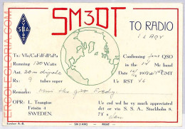 Ad9280 - SWEDEN - RADIO FREQUENCY CARD - Stockholm - 1948 - Radio