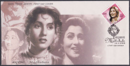 Inde India 2008 FDC Madhubala, Actress, Cinema, Film, Films, Movies, Bollywood, First Day Cover - Autres & Non Classés