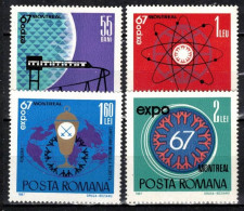 ** Roumanie 1967 Mi 2635-8 (Yv 2341-4), (MNH)** - Unused Stamps