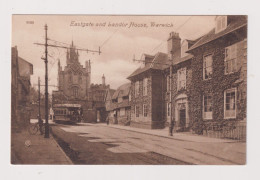 ENGLAND -  Warwick Eastgate And Landor House  Unused Vintage Postcard - Warwick