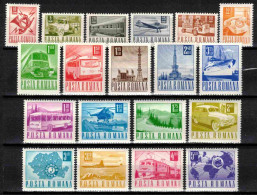 ** Roumanie 1967 Mi 2639-57 (Yv 2345 Ex), (MNH)** - Unused Stamps