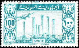 SIRIA, SYRIA, POSTA AEREA, AIRMAIL, PAESAGGI, LANDSCAPE, 1946, USATI Mi:SY 535, Scott:SY C131, Yt:SY PA8 - Posta Aerea