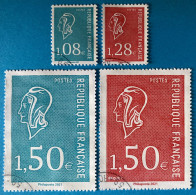 France 2021 : 50 Ans De La Marianne De Béquet N° 5535 à 5538 Oblitéré - Used Stamps