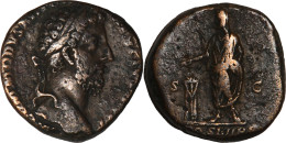 ROME - Sesterce - COMMODE - VOTA SUSCEP - Commode Sacrifiant - 185 AD - TRES RARE - RIC.185 - 19-173 - Die Antoninische Dynastie (96 / 192)