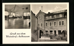 AK Aulhausen / Rhein, Gasthaus Germania, Innenansicht  - Autres & Non Classés