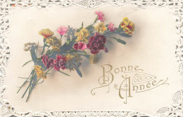 FETES - VOEUX - Bonne Année - Fleurs - Carte Postale Ancienne - Neujahr