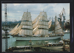 AK Hamburg, Segelschulschiff Gorch Fock Im Hafen  - Segelboote