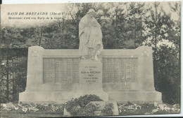 BAIN DE BRETAGNE - Monument Aux Morts - Other & Unclassified