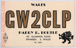 Ad9290 -  Wales  - RADIO FREQUENCY CARD - 1950 - Radio