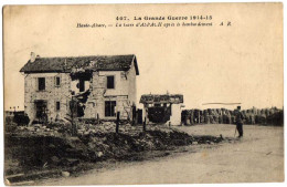 68 - MULHOUSE - Guerre 1914-15 - La Gare D'ASPACH Après Le Bombardement - Sonstige & Ohne Zuordnung