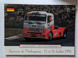 CP - Coupe D'Europe Truck Nürburgring 1995 - Altri & Non Classificati