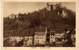 68 - FERRETTE -Les Deux Ruines - Ferrette