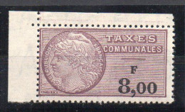 !!! FISCAL, TAXES COMMUNALES N°30 NEUVE ** - Timbres