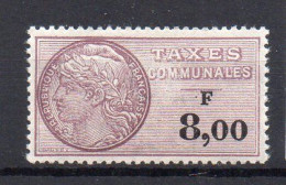 !!! FISCAL, TAXES COMMUNALES N°34 NEUVE ** - Timbres