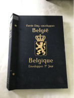 België Belgique Belgium Davo Album Eerste Dag-enveloppen Enveloppes 1er Jour - Encuadernaciones Y Hojas