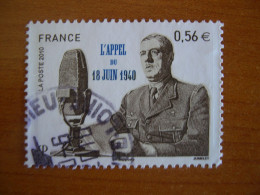 France Obl   N° 4493  Cachet Rond Noir - 2010-.. Matasellados