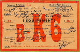 Af5208 - BELGIUM Belgique - RADIO CARD - Bruxelles - 1926 - Radio