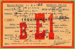 Af5209 - BELGIUM Belgique - RADIO CARD - Anvers - 1926 - Radio