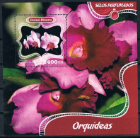 Bloc Sheet Fleurs Orchidées Flowers Orchids  Neuf  MNH **  Guine Bissau 2014 - Orchids