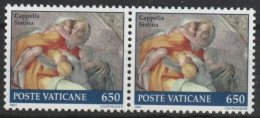 Vatikan 1991 Mi-Nr.1030 Paar ** Postfrisch  Restaurierung Der Sixtinischen Kapelle  ( B2873 )günstige Versandkosten - Ungebraucht