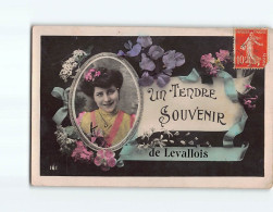 LEVALLOIS PERRET : Carte Souvenir - état - Levallois Perret