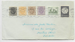 SVERIGE DIVERS LETTRE COVER STOCKHOLM 24.2.1957 TO FRANCE - Covers & Documents