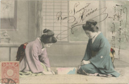 Japanese Geisha Sent Occupation Of China By French  Troops Tient Sin 1909 Arsenal Est  Chu Liang Cheng - Chine